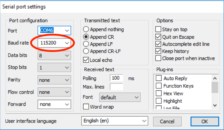 Termite Settings